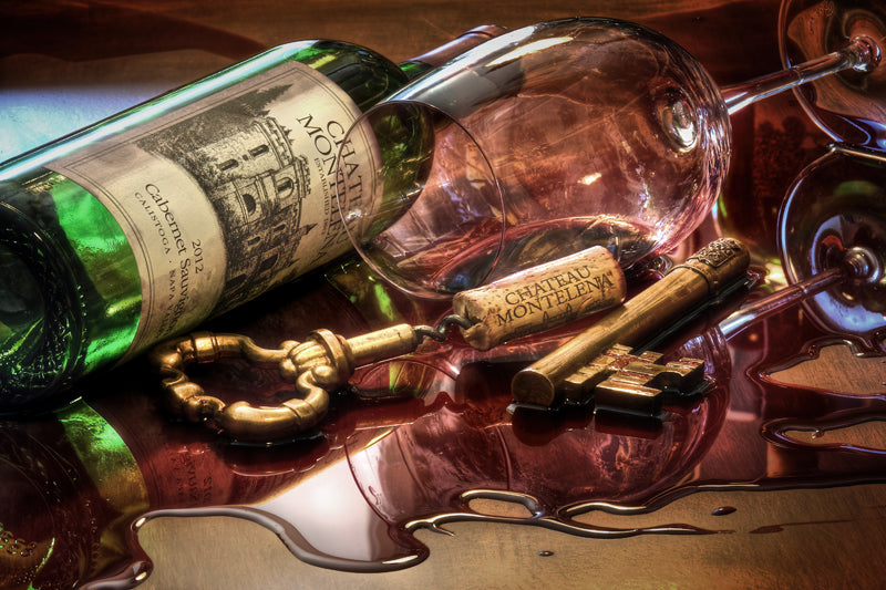 Wine Bottle Still Life