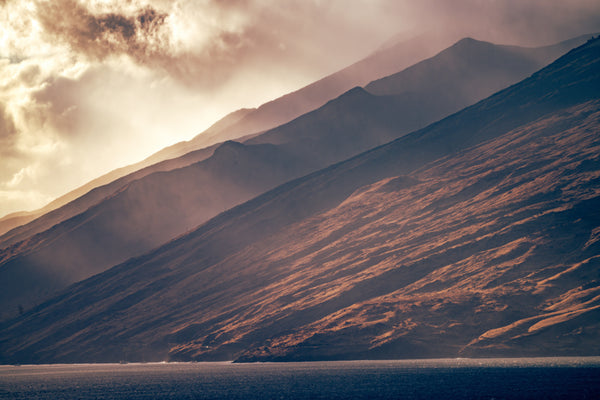 Maui Island Lines ochre