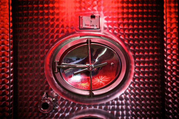 Red Reflection Wine Tank