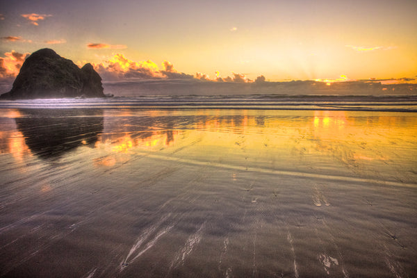 Piha Beach Reflections